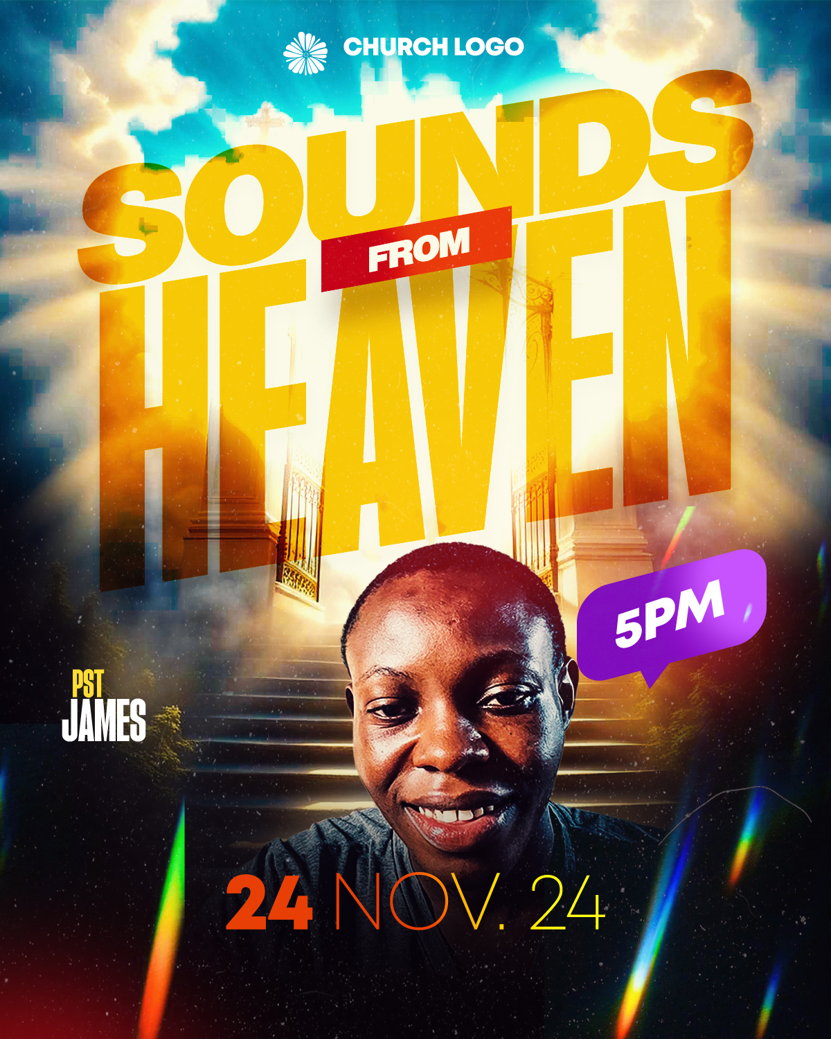 Church event poster